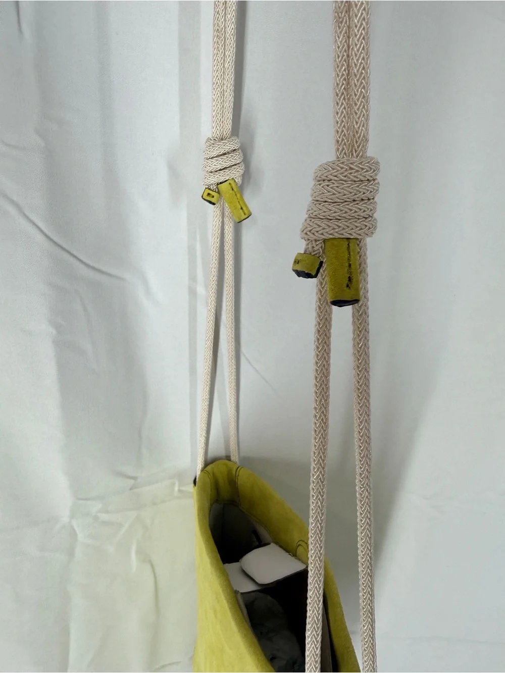 rag & bone Green Suede Rope-Strap Crossbody